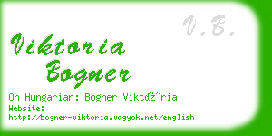 viktoria bogner business card